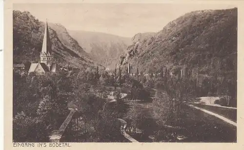 Eingang in's Bodetal im Harz ngl F9904