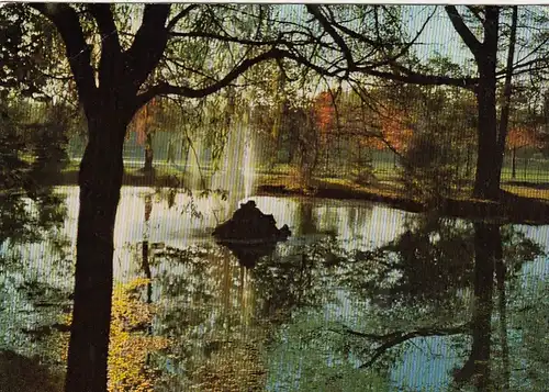 Bad Wörishofen, Allgäu, Im Kurpark glum 1970? F9249