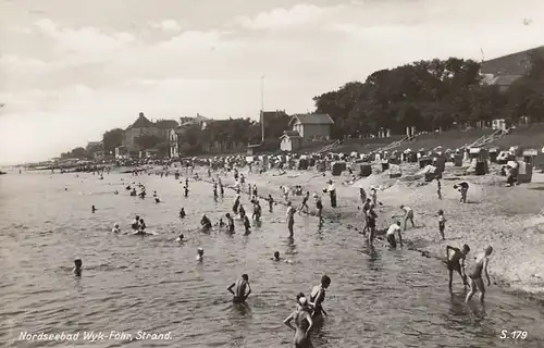Nordseebad Wyk auf Föhr, Strand ngl F6331