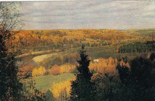 Latvijas PSR, Sigulda, Aussicht vom Malerhang ngl F9928