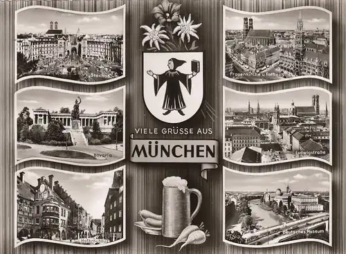 München, Mehrbildkarte ngl G0120
