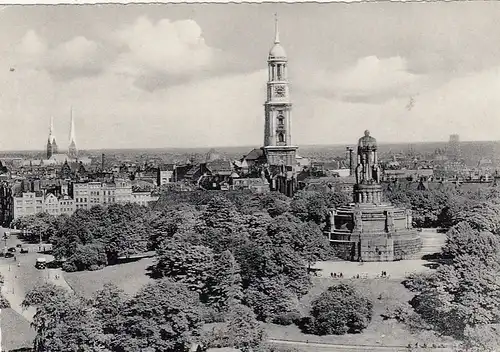 Hamburg, Blick auf Hamburgs Türme ngl G0129