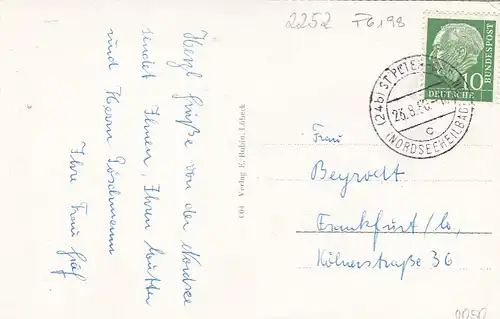 Nordseebad St.Peter-Ording, Möve im Flug gl1950? F6198