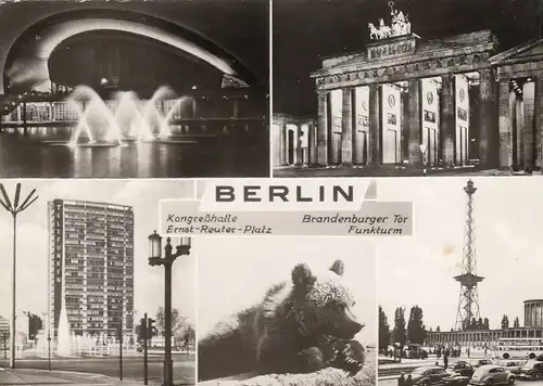 Berlin, Mehrbildkarte ngl F7248
