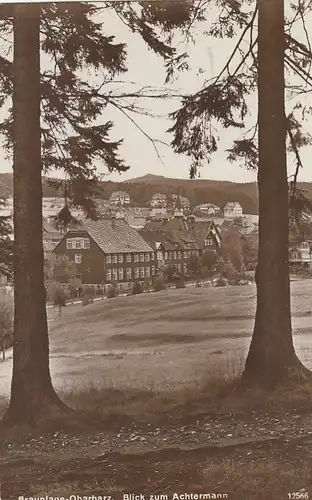 Braunlage/Oberharz, Blick zum Achtermann ngl G2274