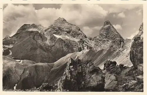 Hochtrott, Mädele-Gabel, Trettfach, Allgäuer Alpen ngl F8423