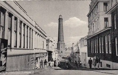 Nordseebad Borkum, Straßenbild gl1967 F8839