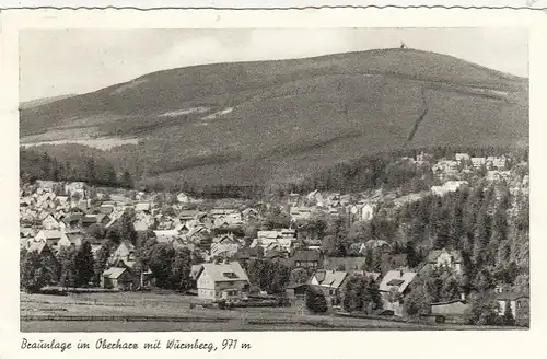 Braunlage/Oberharz, mit Wurmberg gl1958 G2299