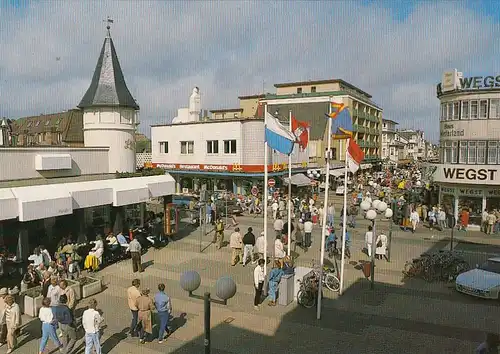 Nordseebad Westerland auf Sylt, Fußgänger-Boulevard Friedrichstraße ngl F6508