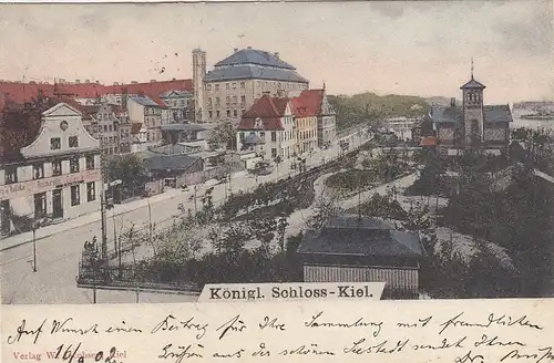 Kiel, Königl.Schloss gl1902 F7402