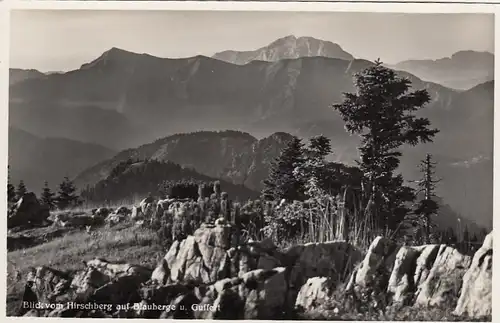 Tegernsee, Blick vom Hirschberg gegen die Blauberge und Guffert ngl G0288