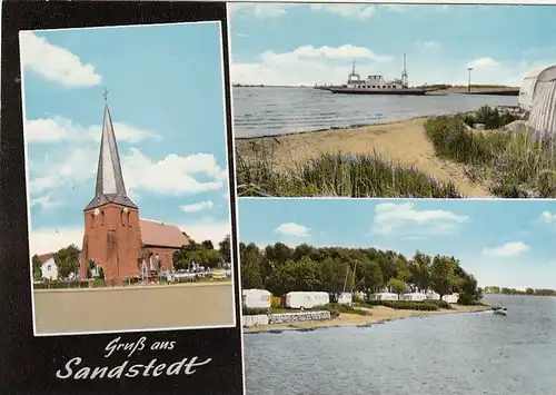 Sandstedt, Unterweser, Mehrbildkarte ngl F8509