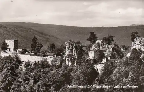 Fünftälerstadt Geislingen (Steige), Ruine Helfenstein ngl F9511