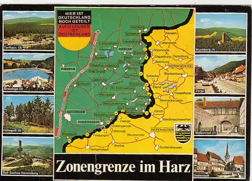 Zonengrenze im Harz, Mehrbildkarte gl1980 G2401