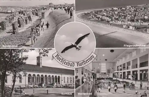 Nordseebad Norderney, Mehrbildkarte ngl1961 F9003