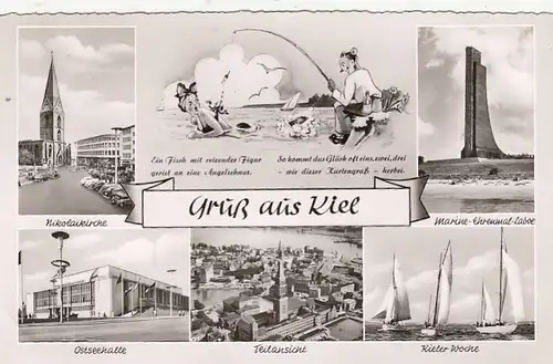 Kiel, Mehrbildkarte ngl F7461