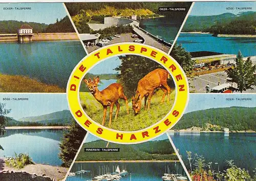 Talsperren im Harz, Mehrbildkarte ngl G2431