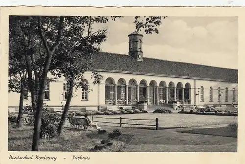 Nordseebad Norderney, Kurhaus glum 1950? F9028