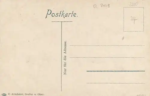 Goslar, Harz, Zwinger ngl G2148