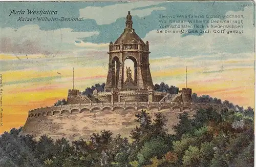 Porta, Kaiser Wilhelm-Denkmal gl1903? F6640