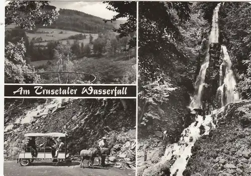Am Truseler Wasserfall, Mehrbildkarte gl1976 G0194