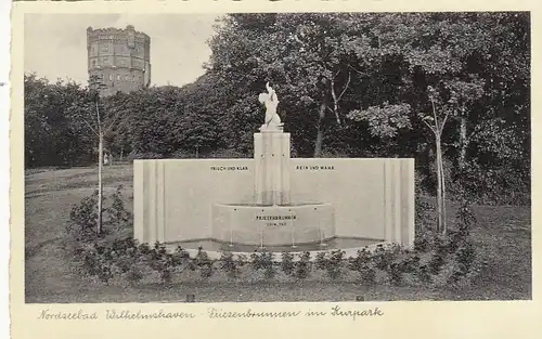 Wilhelmshaven, Friesenbrunnen am Kurpark ngl F8708