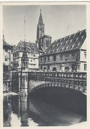 Straßburg, Rabenbrücke und Münster ngl G0390