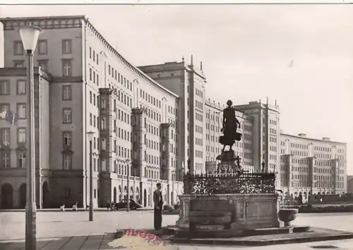 Leipzig, Neubauten am Roßplatz mit Mägdebrunnen gl1961 G0215