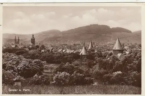 Goslar, Harz, Panorama gl1931 G2187