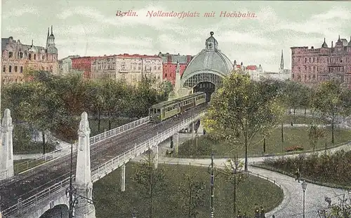 Berlin, Nollendorfplatz mit Hochbahn gl1908 F6572