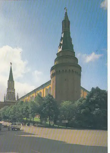 Moskow, Kremlin, Corner Arsenal Tower ngl G0264