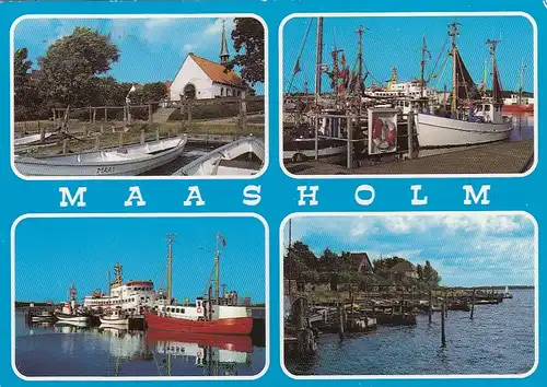 Maasholm, Ostsee, Mehrbildkarte gl1990 F7612