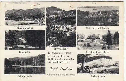 Bad Sachsa, Südharz, Mehrbildkarte glum 1930? G2570