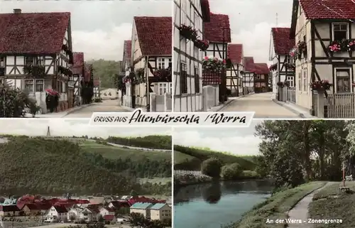 Altenbürschla, Werra, Mehrbildkarte ngl G2624