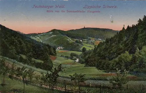 Teutoburger Wald, Lippische Shweiz, Sommerfrische Hangstein gl1917 F6780