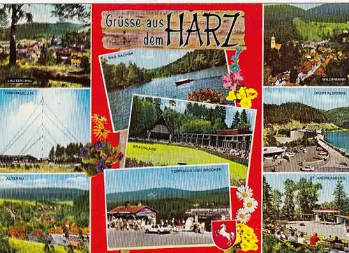 Grüße aus dem Harz, Mehrbildkarte ngl G2306