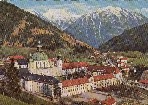 Benediktinerkloster Ettal gegen Krottenkopfgruppe ngl G0558