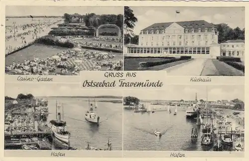 Ostseebad Travemünde, Mehrbildkarte gl1937 F7805