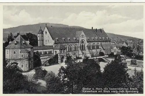 Goslar, Harz, Kaiserhaus, Blick nach dem Steinberg ngl F9868