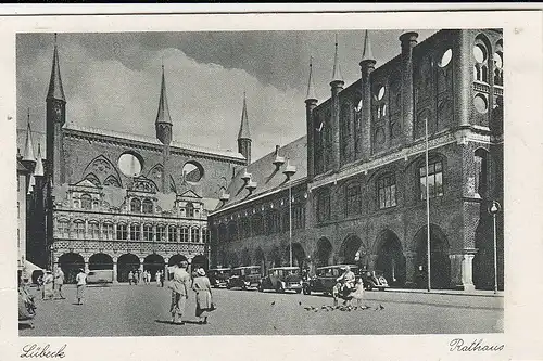 Lübeck, Rathaus ngl F7853