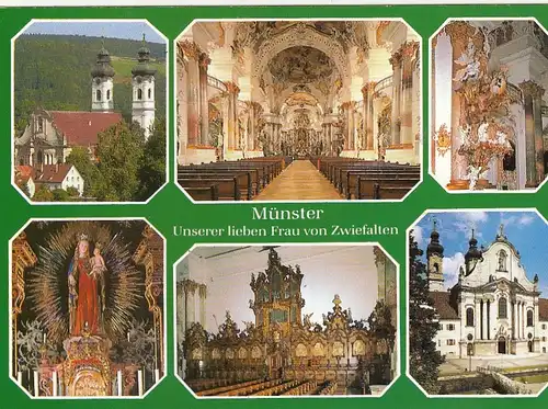 Münsterkirche in Zwiefalten, Mehrbildkarte ngl G0668