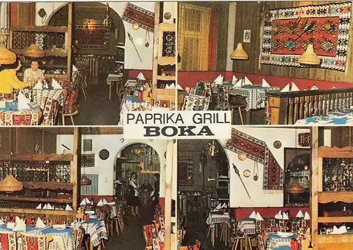 Berlin 15, Paprika Grill "BOKA", Mehrbildkarte gl1976 F6928R