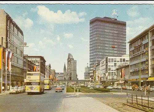 Berlin, Tauentzienstraße, Gedächtniskirche, Europazentrum glum 1970? F6861