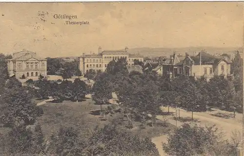 Göttingen, Theaterplatz gl1922 G2440