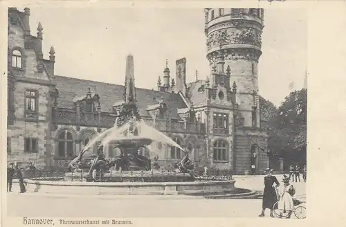 Hannover,Flusswasserkunst mit Brunnen gl1905 G2866