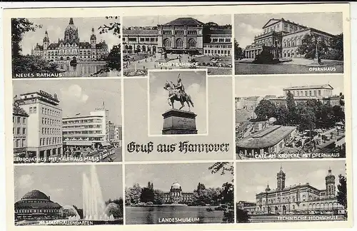 Hannover, Mehrbildkarte gl1966 G2897