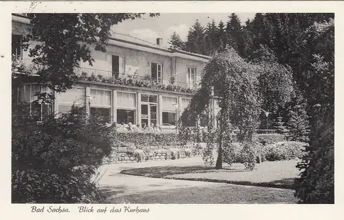 Bad Sachsa, Südharz, Blick auf das Kurhaus gl1961 G2569