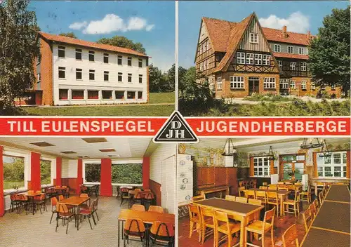Mölln (LBG), Till-Eulenspiegel-Jugendherberge, Mehrbildkarte gl1986? F8031