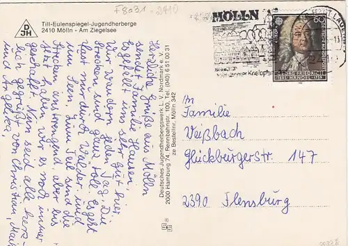 Mölln (LBG), Till-Eulenspiegel-Jugendherberge, Mehrbildkarte gl1986? F8031