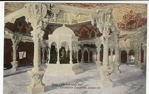 London, Coronation Exhibition 1911, Wood Lane Entrance Hall ngl F9557
